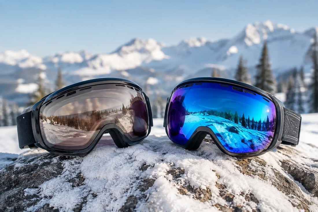 Photochromic Versus Mirrored Snow Lenses